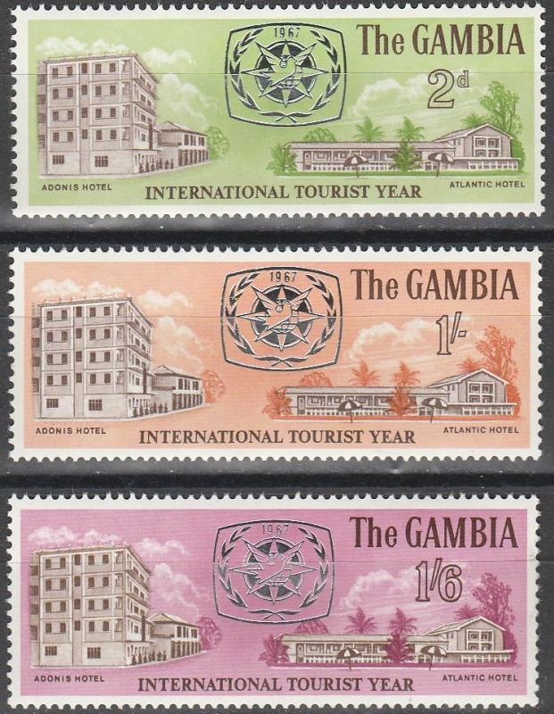 Gambia #232-4 MNH VF (V3593L)