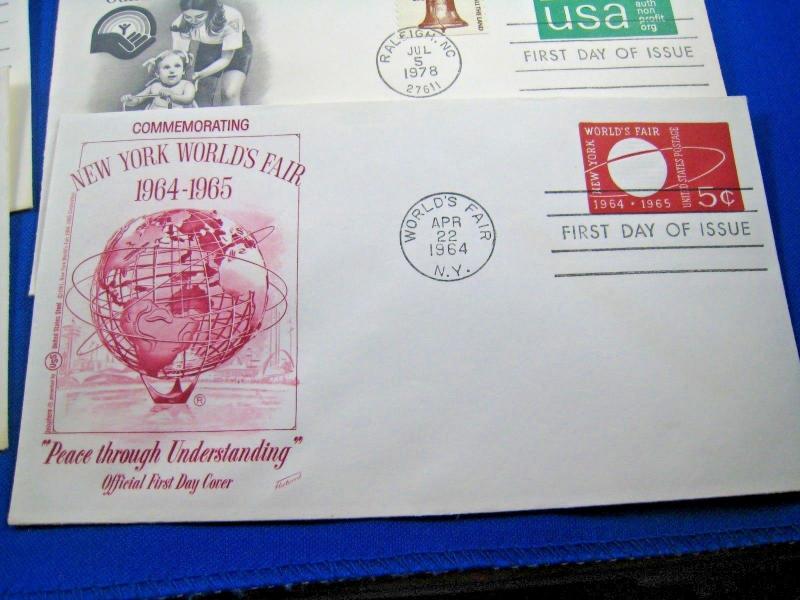 U.S. FIRST DAY COVER SETS - LOT of 13 - 1964-1983 - STAMPED ENVELOPES  (FDC-33x)