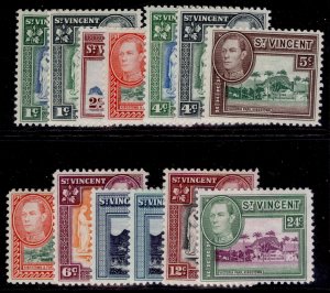 ST. VINCENT GVI SG164-172, 1949-52 SHORT set, M MINT. Cat £14.