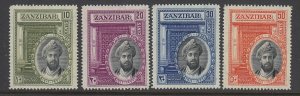 Zanzibar, Scott 214-217 (SG 323-326), MNH