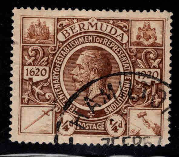 BERMUDA Scott 71 Used KGV stamp