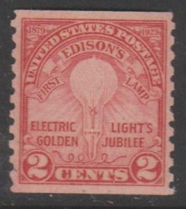 U.S. Scott #656 Edison Stamp - Mint NH Single