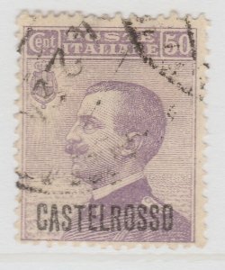 Italy Colony Castelrosso 1922 50c Used Stamp A19P40F789