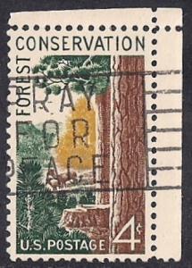 1122 4 cent Forest Conversation VF used