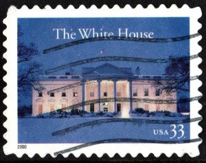 SC#3445 33¢ The White House Single (2000) Used