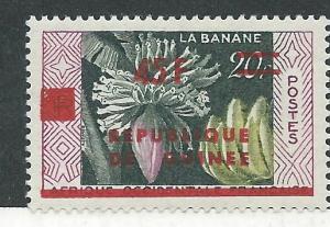  Guinea  #169  French West Africa Surcharge (MNH) CV $4.50