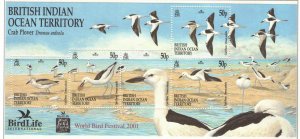 BIOT 2001 World Bird Festival; Scott 238, SG 260; MNH