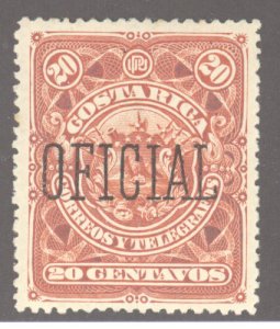 Costa Rica, Scott #o35, Used