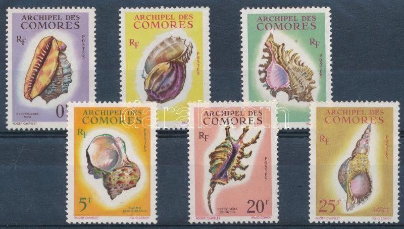 Comoroes stamp Snails and mussels set (Mi 42-43 fingerprint) 1962 MNH WS234265