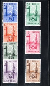 Venezuela Stamps # 471-7 MNH VF Scott Value $40.00