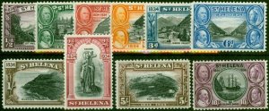 St Helena 1934 Centenary Set of 10 SG114-123 Fine MNH