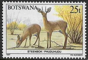 Botswana #415 Used Stamp - Steenbok - Wild Animals