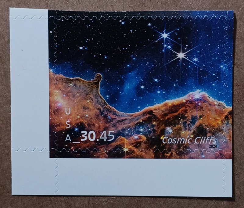 United States #5828 $30.45 Cosmic Cliffs Express Mail MNH (2024)