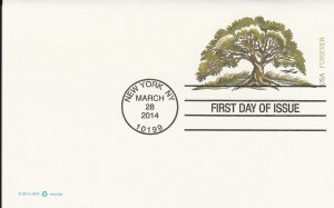 Scott# UY52 Folded US Postal Reply Card First Day Cover