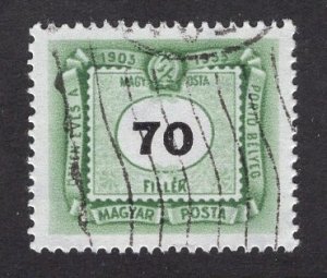 Hungary  #J224  used 1953  postage due   70f