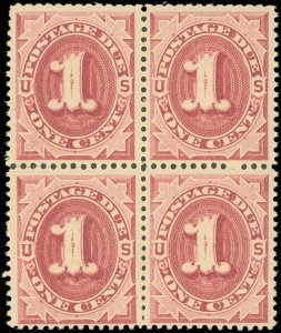 US Scott #J22 VF/XF-NH BLK/4, Scott Catalog Value $340.00, Very Pretty!