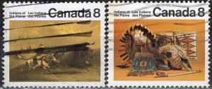 Canada; 1972: Sc. # 562-563: Used Cpl. Set