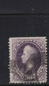 US Stamp #218 Used w/ Thin