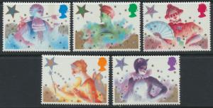 GB SG 1303 - 1307  SC# 1124-1128 Mint Never Hinged - Christmas 1985