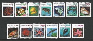 Palau 9-12  Complete MNH SC: $20.25