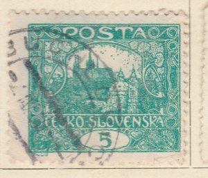 A5P64F40 Czechoslovakia 1919-20 5h Perf 11 3/4 used