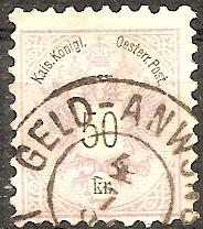 AUSTRIA    46 USED 1883 50kr COAT of ARMS