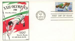 1979 High Jump - Moscow Olympics (Scott C97) Gamm FDC