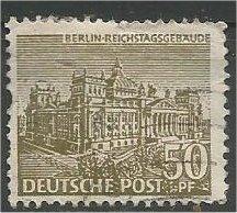 BERLIN, 1949, used 50pf Buildings Scott 9N53