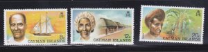 Cayman Islands 349-351 Set MNH People (D)