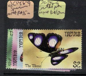 Nevis Butterflies SC 146-9 Specimen MNH (6evv)