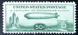 Scott #C18 - F/VF - 50c Green - Graf Zeppelin - MNH - 1933