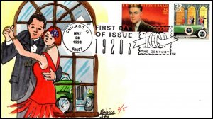 Scott 3184b 32 Cents The Gatsby Style Melissa Fox Hand Painted FDC 2 Of 5