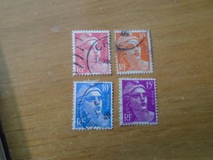 France  #  544-47  used