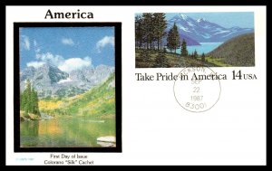 US UX118 Mountain Colorano U/A FDC Postal Card