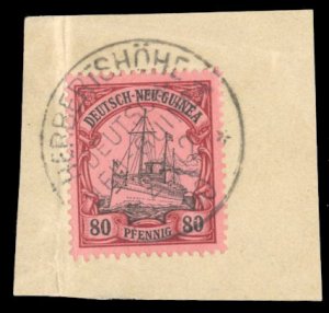 German Colonies, German New Guinea #15 Cat$25, 1901 80pf lake and black, used...