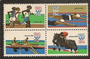 USA   Scott  1794a  Olympics   MNH  block