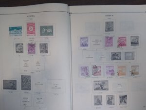 collection on pages Korea 1955-59 FW: CV $138