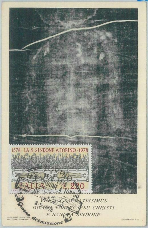 77695  -  ITALY  -   MAXIMUM CARD 1978 -  RELIGION