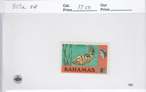 Bahamas 317a Grouper Fish mnh