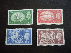 Stamps - Great Britain - Scott# 286-289 - Used Set of 4 Stamps