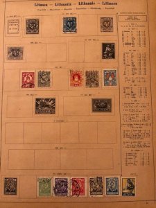 Lithuania - See 3 scans and description