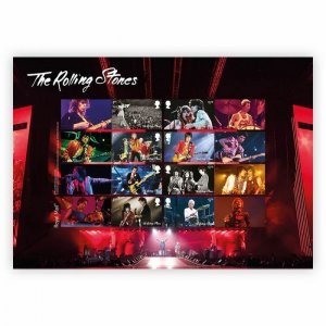 Royal Mail - The Rolling Stones - On Tour - Collectors sheet - MNH