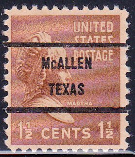 Precancel - McAllen, TX PSS 805-71 - Bureau Issue