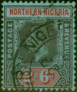 Northern Nigeria 1912 2s6d Black & Red-Blue SG49 Used Fine