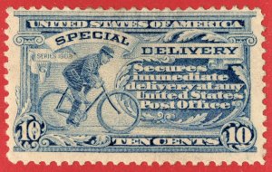 [0873] 1911 Scott#E8 mint orig gum 10¢ blue cv:$110 disturbed gum