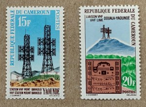 Cameroun 1963 High Frequency Telegraph, MNH. Scott 384-385, CV $1.05