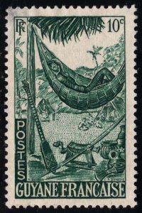 French Guiana #192 Hammock; Unused No Gum