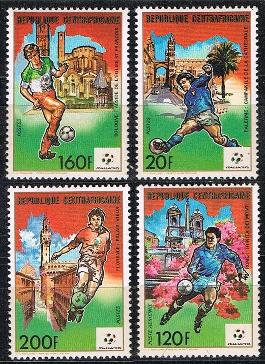 1989 Central African Republic 1398-1401 1990 FIFA World Cup in Italy