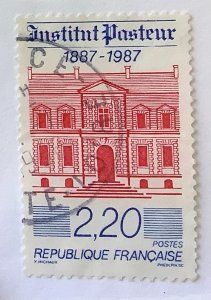 France 1987 Scott 2056 used - 2.20fr,  Pasteur Institute, 100th Anniv