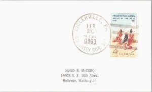 United States Pennsylvania Guernsey Rur. Sta. Biglerville 1963 4f-bar  1962-1...